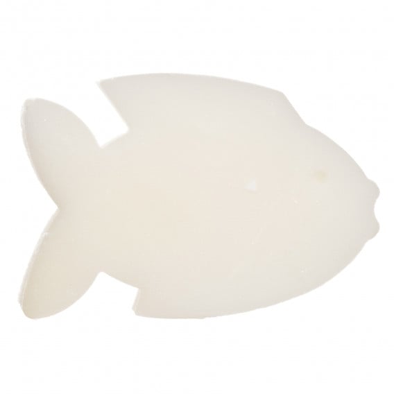 Σφουγγάρι μπάνιου σε σχήμα ψαριού, λευκό Sevi Baby 310062 