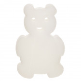 Σφουγγάρι μπάνιου σε σχήμα αρκούδας, λευκό Sevi Baby 310063 