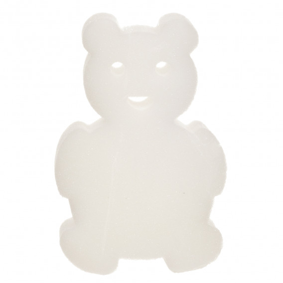 Σφουγγάρι μπάνιου σε σχήμα αρκούδας, λευκό Sevi Baby 310063 