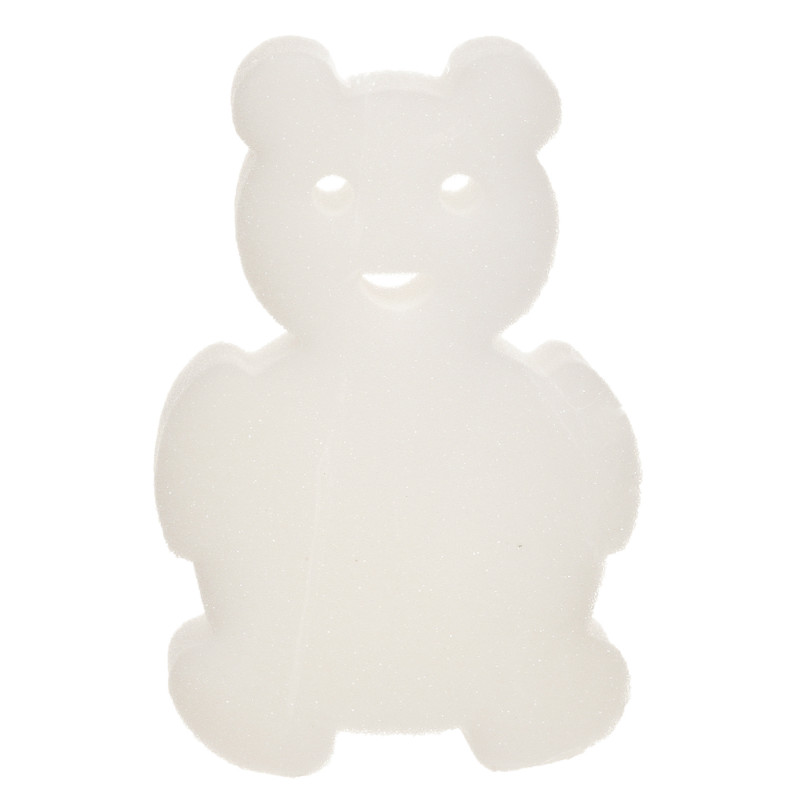 Σφουγγάρι μπάνιου σε σχήμα αρκούδας, λευκό  310063