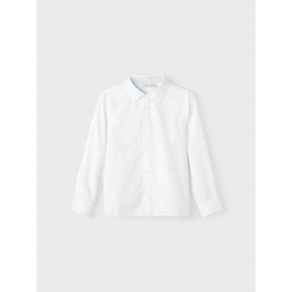 NAME IT μακρυμάνικο πουκάμισο, λευκό, για αγόρια Name it 310188 