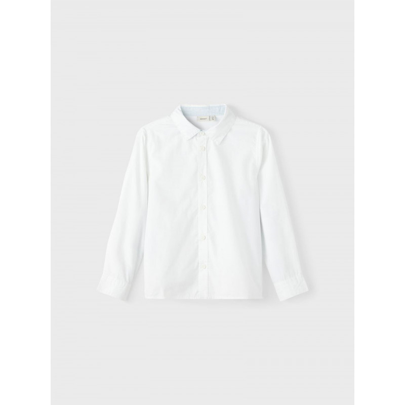 NAME IT μακρυμάνικο πουκάμισο, λευκό, για αγόρια  310188