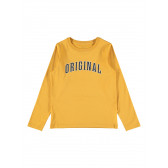 Βαμβακερή μπλούζα Original, κίτρινη Name it 310207 