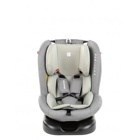 Κάθισμα αυτοκινήτου 0-1-2-3 (0-36 kg) Cruz Light Grey 2020 Kikkaboo 310491 2