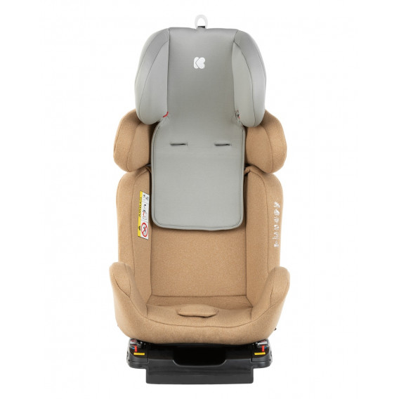 Κάθισμα αυτοκινήτου 0-1-2-3 (0-36 kg) 4 Safe + Isofix Beige 2020 Kikkaboo 310532 4