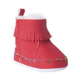 Μαλακές μπότες για κοριτσάκι, κόκκινες Tuc Tuc 31073 