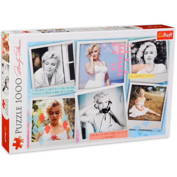 Παζλ - Εικόνες της Marilyn Monroe, 1000 κομμάτια Trefl 312433 2