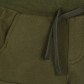 Βαμβακερό cargo παντελόνι σε πράσινο χρώμα, για μωρό Benetton 313148 2