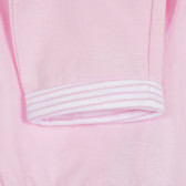 Βαμβακερό αθλητικό παντελόνι σε ροζ χρώμα, για μωρό Benetton 313177 3