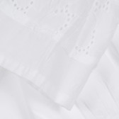 Τουνίκ βαμβακερή σε λευκό χρώμα με όμορφη δαντέλα Benetton 313594 3