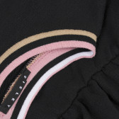 Φινετσάτη πλεκτή μπλούζα σε μαύρο χρώμα Sisley 313625 3