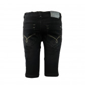 Κοντό τζιν παντελόνι σε μαύρο χρώμα για αγόρι Ebound Denim 31367 2