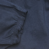 Σκούρο μπλε βαμβακερό παντελόνι για μωρό. Benetton 313983 2