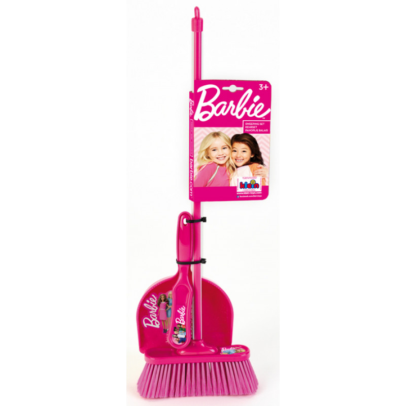 Σετ σκουπίσματος Barbie Classic, 3 τεμαχίων, ροζ  315299