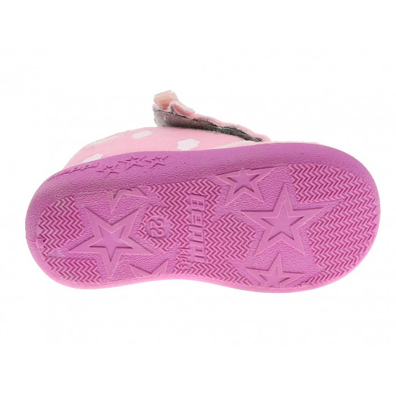 Παντόφλες με απλικέ, σε ροζ χρώμα Beppi 315528 2