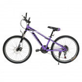 Παιδικό ποδήλατο Brooklin 24'', μοβ ZIZITO 315605 2