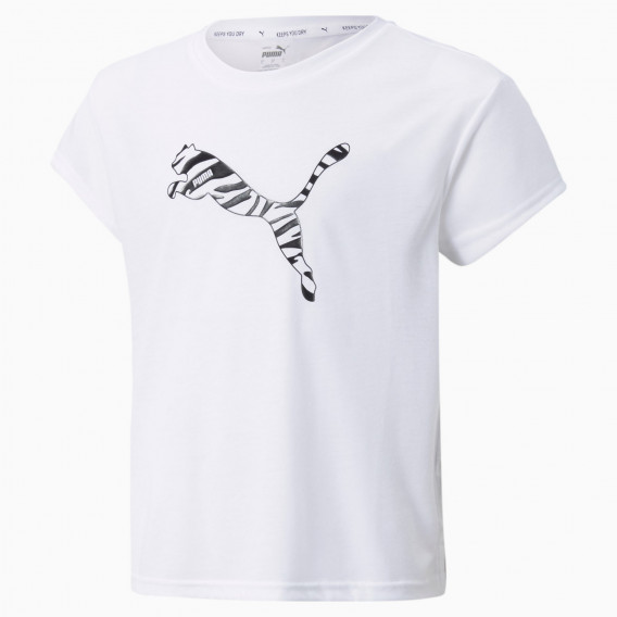 Λευκό μπλουζάκι με στάμπα Modern Sport Tee Puma 315618 