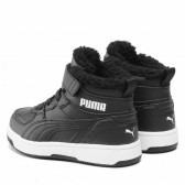 Μαύρα ψηλά αθλητικά παπούτσια Rebound Joy Fur Puma 315644 3