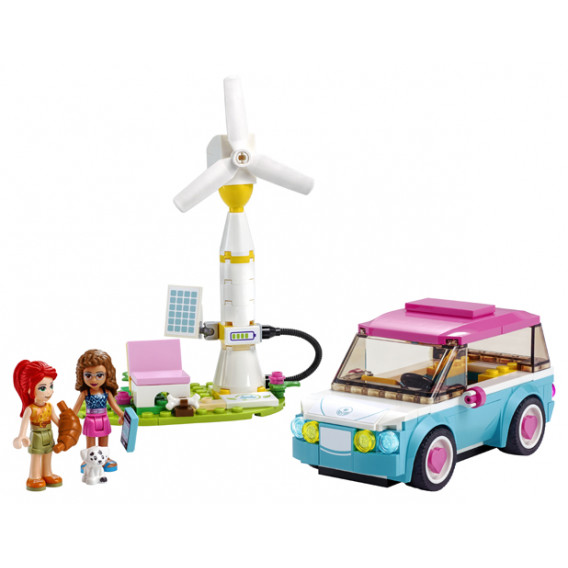 Κατασκευές 183 τεμαχίων - Ηλεκτρικό αυτοκίνητο από την Olivia Lego 316845 2