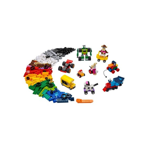 Σχεδιαστής - Τουβλάκια και τροχοί, 653 τεμάχια Lego 316873 2