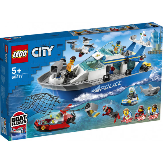 Κατασκευές 276 τεμαχίων - Περιπολικό μηχανοκίνητο σκάφος της αστυνομίας Lego 316874 