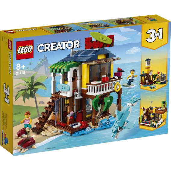 Κατασκευές παραθαλάσσιου σπιτιού για σέρφινγκ 564 τεμαχίων  Lego 316876 