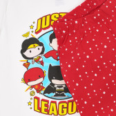Πολύχρωμο σετ μπλουζάκι και σορτς με στάμπα Justice League ZY 317111 3
