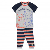 Πολύχρωμες πιτζάμες με στάμπα Dream Time ZY 317407 