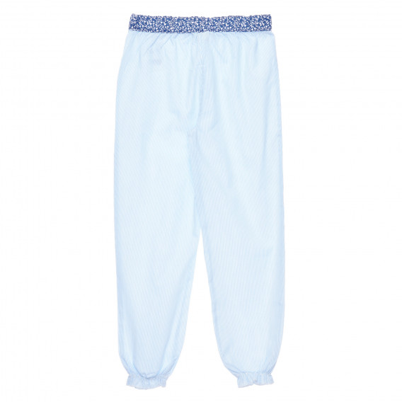 Μπλε πιτζάμες με φλοράλ λεπτομέρειες ZY 317524 7