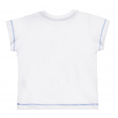 Μπλε-λευκό σετ μπλουζάκι και σορτς, για μωρό ZY 317558 5