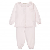 Ροζ σετ μπλούζα και παντελόνι, για μωρό ZY 317574 