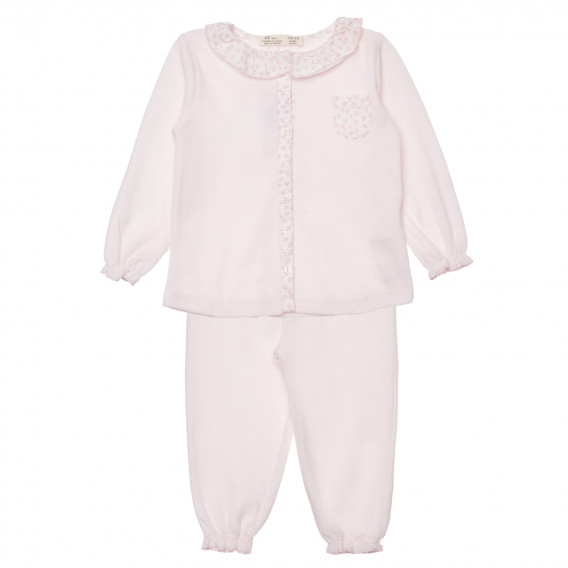 Ροζ σετ μπλούζα και παντελόνι, για μωρό ZY 317574 