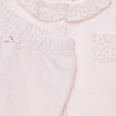 Ροζ σετ μπλούζα και παντελόνι, για μωρό ZY 317576 3