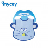 Αδιάβροχη σαλιάρα, ποντίκι με αυτιά εκτύπωση σε μπλε χρώμα για ένα αγόρι Mycey 3176 2