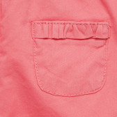 Παντελόνι με βολάν και διακοσμητικές τσέπες για μωρό, ροζ ZY 317852 3