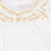 Λευκό πουκάμισο με κέντημα ZY 317877 2