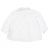Λευκό πουκάμισο με κέντημα ZY 317879 4
