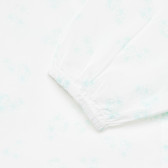 Λευκό πουκάμισο με φλοράλ στάμπα ZY 317975 3
