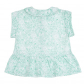 Κοντομάνικη μπλούζα σε λευκό χρώμα με φλοράλ στάμπα, για μωρό ZY 318001 4