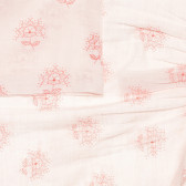 Αμάνικη τουνίκ σε απαλό ροζ με φλοράλ στάμπα, για κοριτσάκι ZY 318154 3