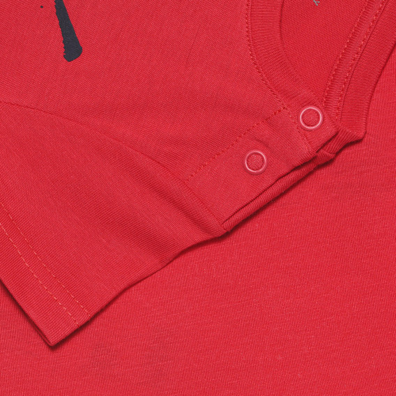 Κόκκινο μπλουζάκι με στάμπα, για μωρό ZY 318190 3