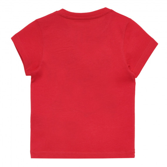 Κόκκινο μπλουζάκι με στάμπα, για μωρό ZY 318191 4