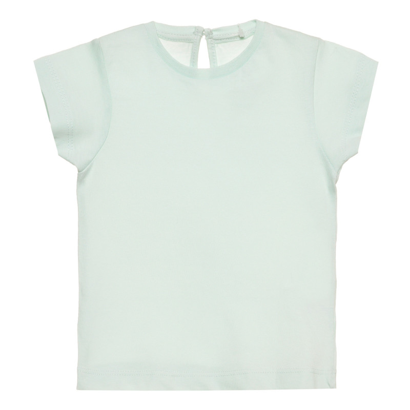 Βαμβακερό μπλουζάκι με απλό σχέδιο για μωρό, μέντα  318277