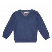 Μπλε πουλόβερ με κουμπιά στον ώμο, για αγοράκι ZY 318554 