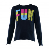Μακρυμάνικη μπλούζα και έγχρωμη στάμπα FUN για κορίτσι 6-7 ετών Esprit 31906 