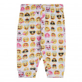 Παντελόνι με στάμπα emoji σε γκρι χρώμα, για μωρό ZY 319828 