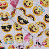 Παντελόνι με στάμπα emoji σε γκρι χρώμα, για μωρό ZY 319831 3