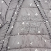 Βρεφικός χειμερινός σάκος, ανοιχτό γκρι με στάμπα αστεριών Cool club 321935 2