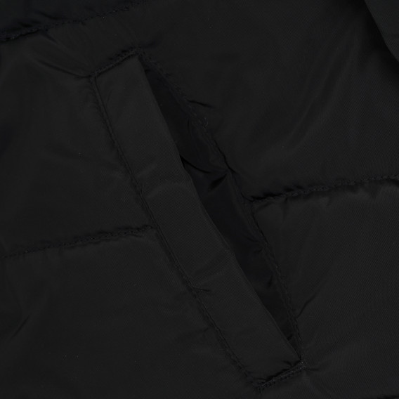 Μαύρο μπουφάν με κουκούλα Cool club 321993 2