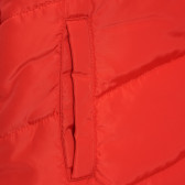 Κόκκινο μπουφάν, με κουκούλα Cool club 322001 2